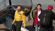Justin Trudeau arrives in Fort McMurray