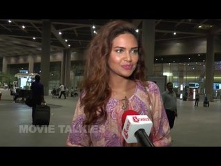 Esha Gupta Spotted At Mumbai Airport