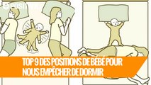 9 positions favorites de bébé dans le lit