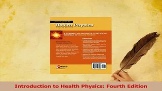 Download  Introduction to Health Physics Fourth Edition PDF Free