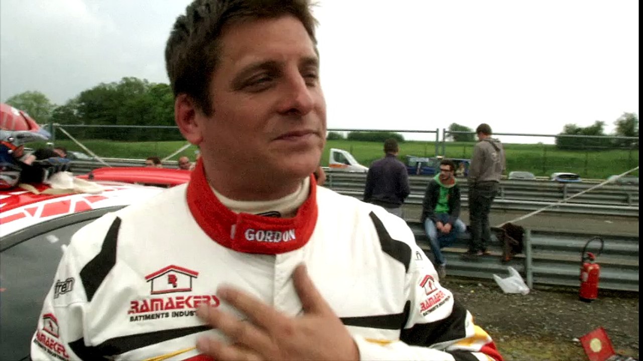 François Duval avant le Rallycross de Mettet