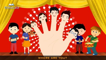 The Finger Family Medley   Collection of Top Six Finger Family Rhymes   Daddy Finger Nursery Rhymes