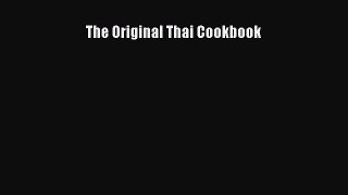 Read The Original Thai Cookbook Ebook Free