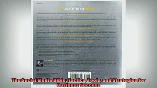 FREE EBOOK ONLINE  The Social Media Bible Tactics Tools and Strategies for Business Success Online Free