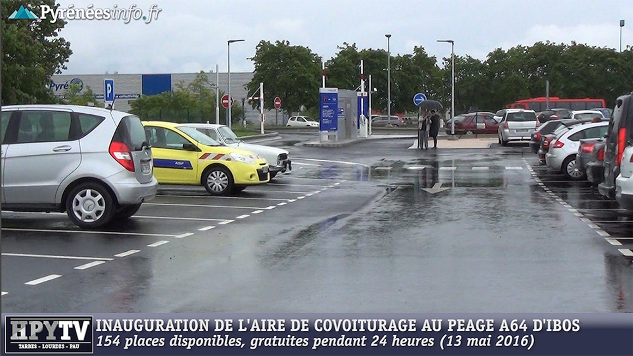 [PAYS DE TARBES] Inauguration de l'aire de covoiturage à Ibos (13 mai 2016)