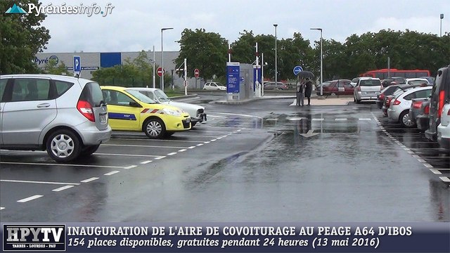 [PAYS DE TARBES] Inauguration de l'aire de covoiturage à Ibos (13 mai 2016)