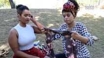 Blogueira ensina como fazer turbante de calça legging