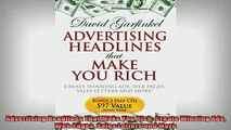 FREE EBOOK ONLINE  Advertising Headlines That Make You Rich Create Winning Ads Web Pages Sales Letters and Full Free