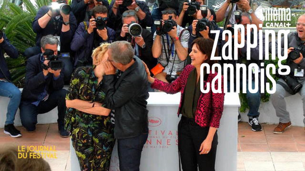Zapping cannois avec Juliette Binoche, Fabrice Lucchini, Gaspard Ulliel - 13/05 Cannes 2016 CANAL+