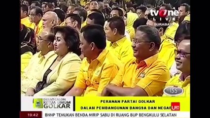 Priyo Budi Santoso Membuat Kagum Para Panelis, saat Debat Kandidat Calon Ketua Umum Golkar