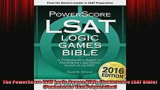 READ book  The PowerScore LSAT Logic Games Bible Powerscore LSAT Bible Powerscore Test  FREE BOOOK ONLINE