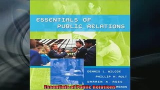 READ book  Essentials of Public Relations Free Online