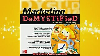 READ book  Marketing Demystified Online Free