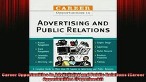 FREE EBOOK ONLINE  Career Opportunities in Advertising and Public Relations Career Opportunities Online Free