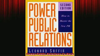 READ book  Power Public Relations 2e Hard Free Online