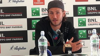 Rome - Lucas Pouille : "Il y a deux mois, personne n'aurait prévu que je serai tête de série"