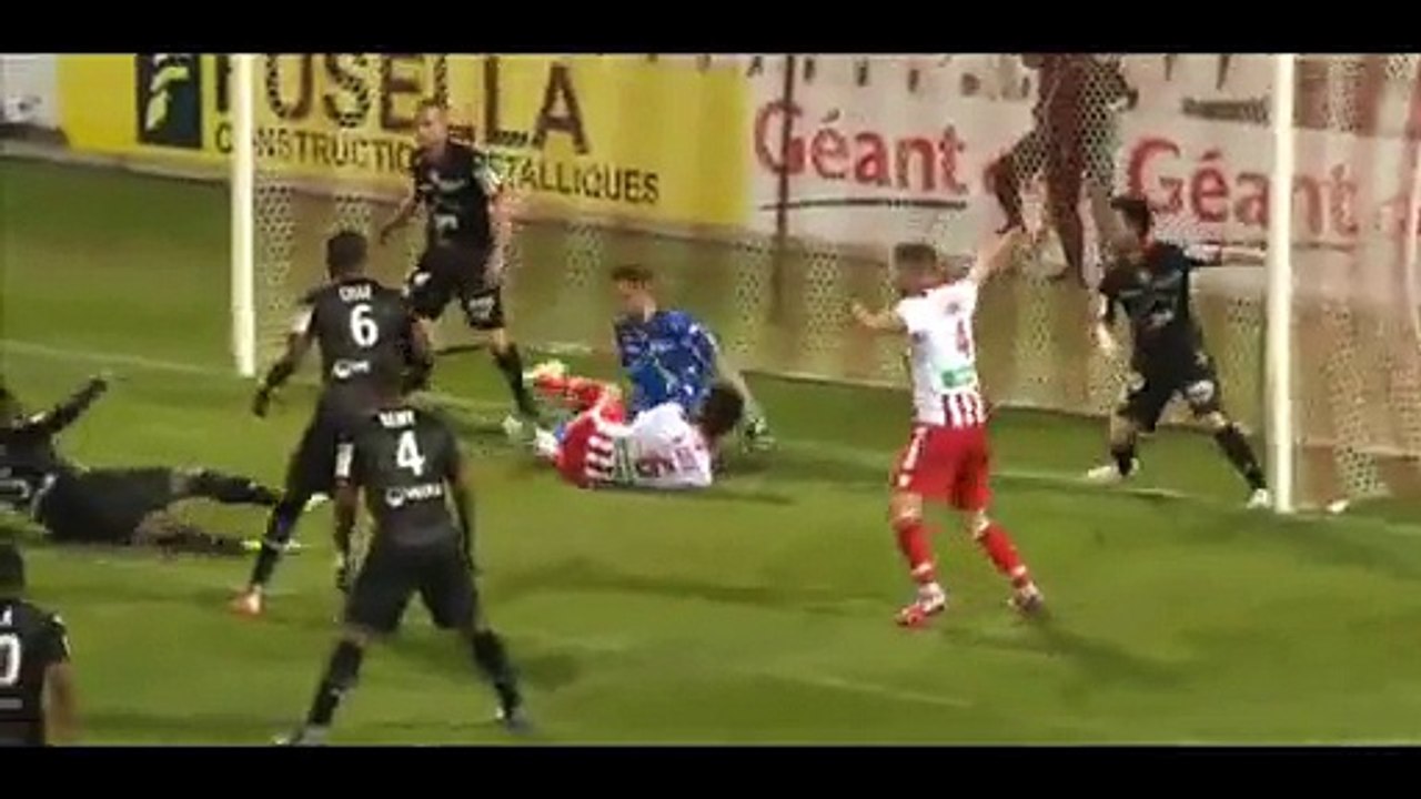 1-0 Cavalli Penalty Goal - AC Ajaccio vs Dijon - 13.05.2015