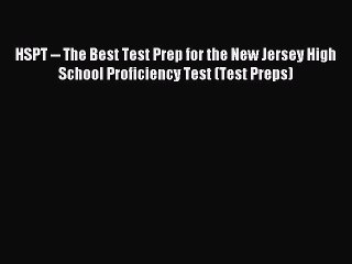 Read HSPT -- The Best Test Prep for the New Jersey High School Proficiency Test (Test Preps)