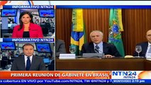 Primera reunión de Gabinete de Temer incluye tres ministros investigados por el escándalo de corrupción de Petrobras