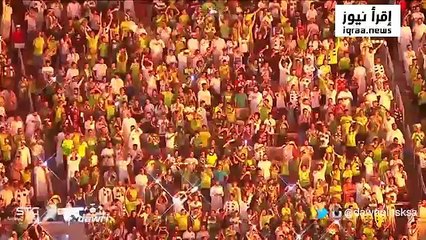 لحظة تتويج الأهلي بطلا لدوري عبد اللطيف جميل 2016