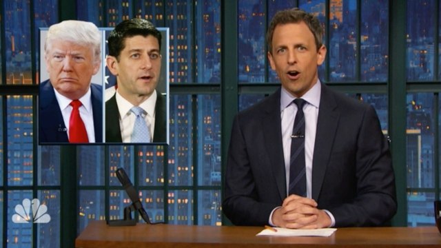 Late-night laughs: The big Donald Trump-Paul Ryan meeting