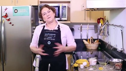 Mira cómo preparar un panqué de plátano y nueces
