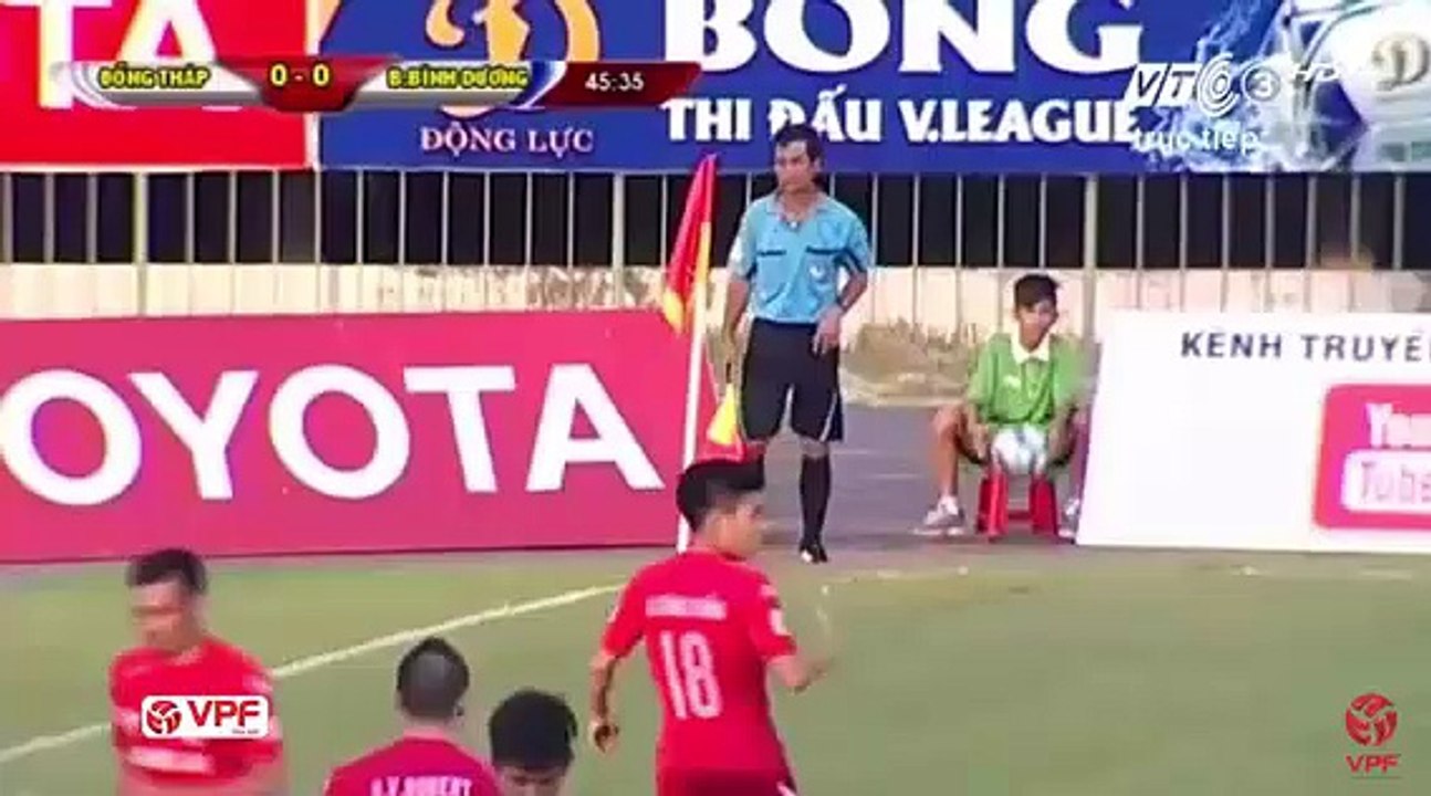 Đồng Tháp 1 - 2 Bình Dương (V-League) VIDEO Highlights 13/05/2016