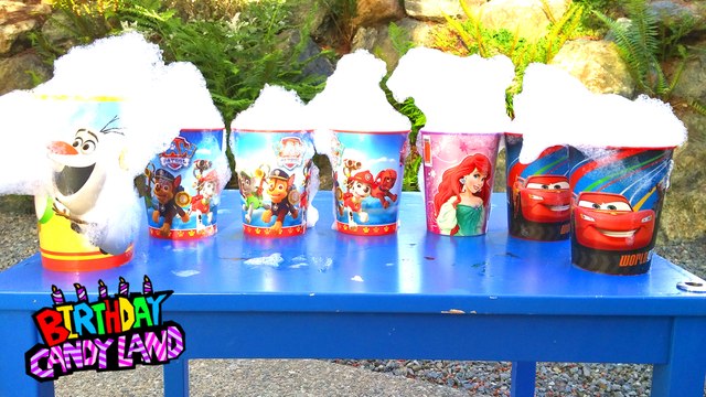 Toy Surprises in Bubbles Outside Disney Cars Peppa Pig Paw Patrol