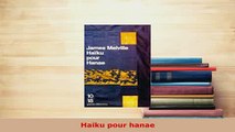 PDF  Haiku pour hanae  Read Online