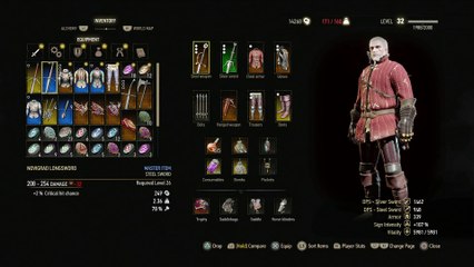 WITCHER 3 DEATH MARCH! WALKTHROUGH 274 - BATTLE PREPARATIONS & THE SUNSTONE