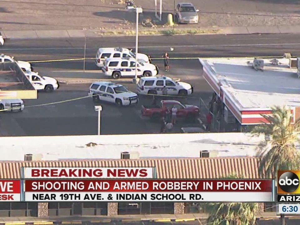 Shooting and armed robbery in Phoenix