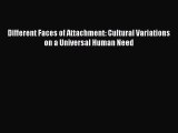 [PDF] Different Faces of Attachment: Cultural Variations on a Universal Human Need Read Full