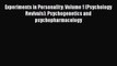 [PDF] Experiments in Personality: Volume 1 (Psychology Revivals): Psychogenetics and psychopharmacology