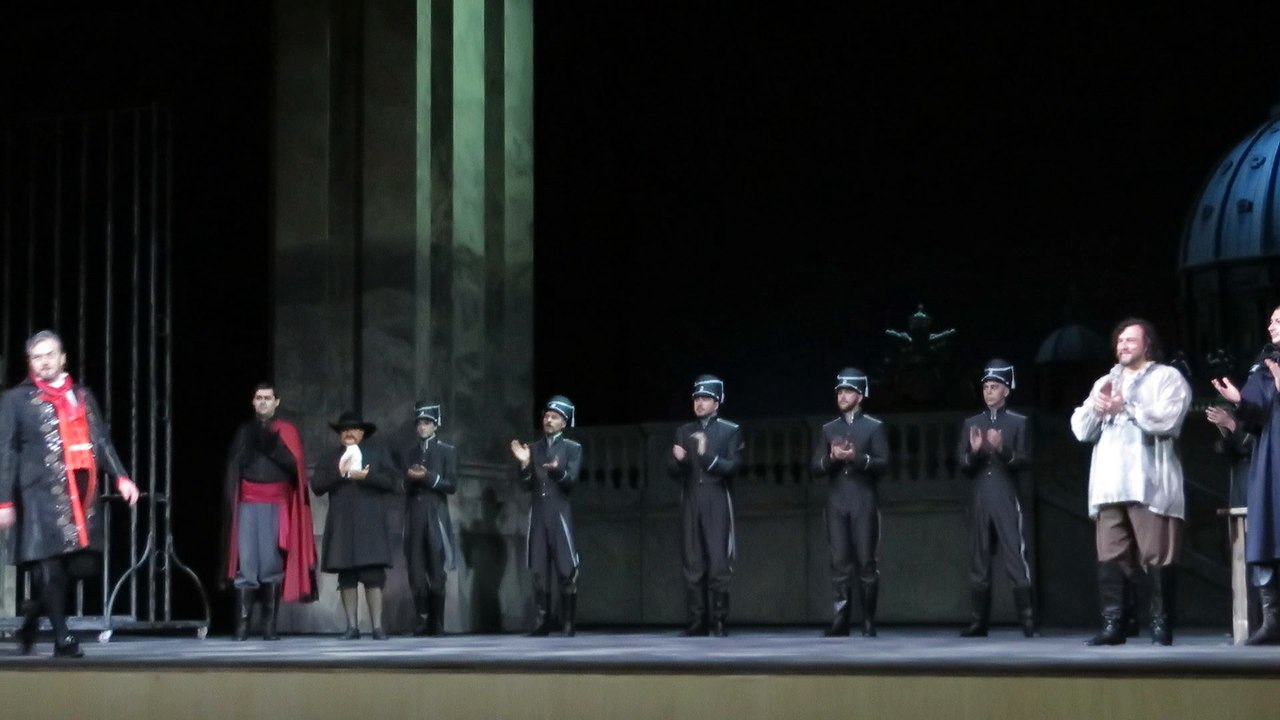 Тоска Приморская сцена Мариинского театра 11.05.16 Поклоны