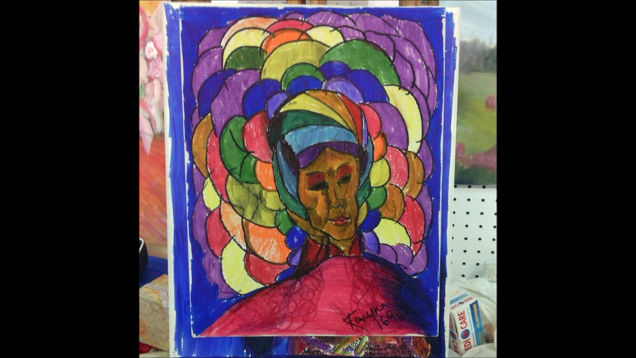 Rétrospective de dessins,peintres, et sculpture 2013-2014 de Karyne L'Oiseau