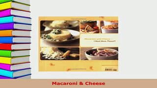 Download  Macaroni  Cheese Read Online