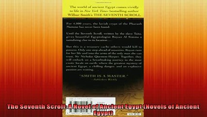READ THE NEW BOOK   The Seventh Scroll A Novel of Ancient Egypt Novels of Ancient Egypt  FREE BOOOK ONLINE