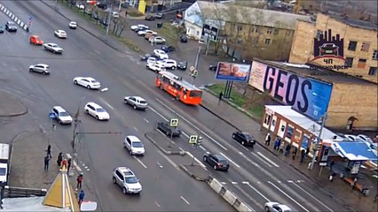 Массовое ДТП на перекрестке