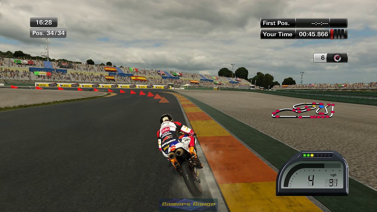 MotoGP14X64 - #08b Career - Valencia, warm-up