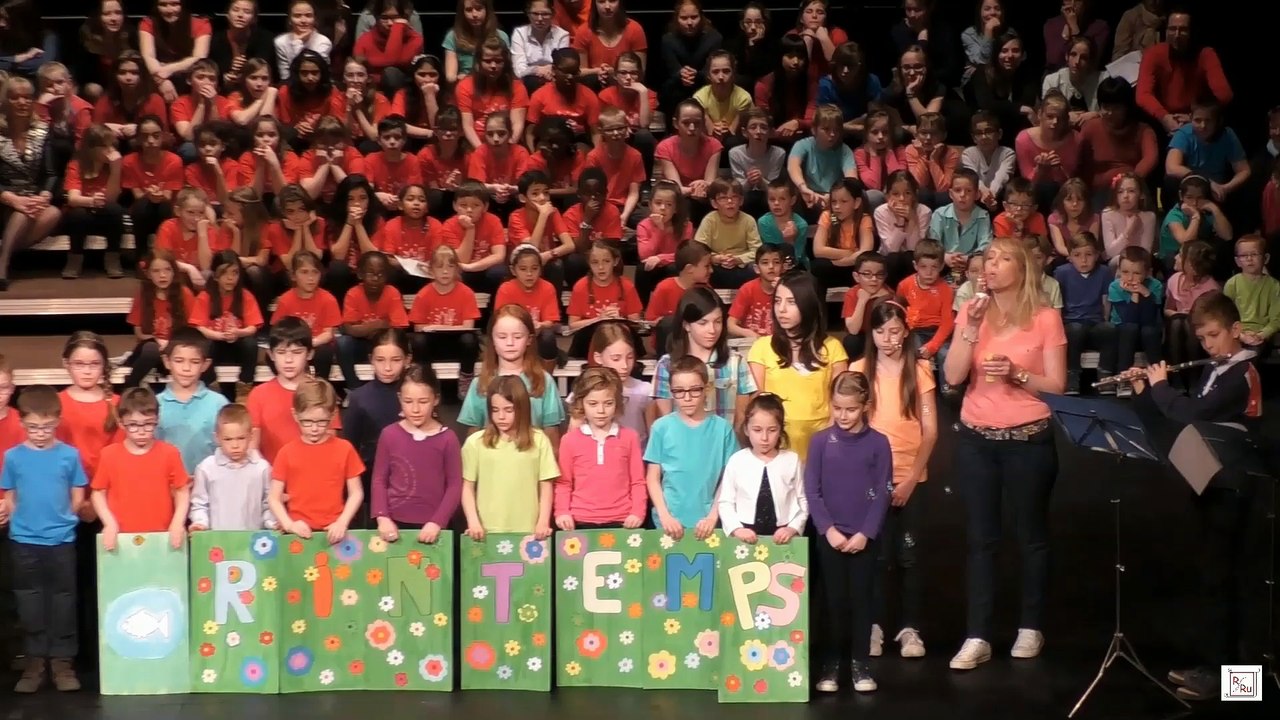 Ecole en choeur 2016 Ecole mixte de Niedermorschwihr Au fond de l'étang