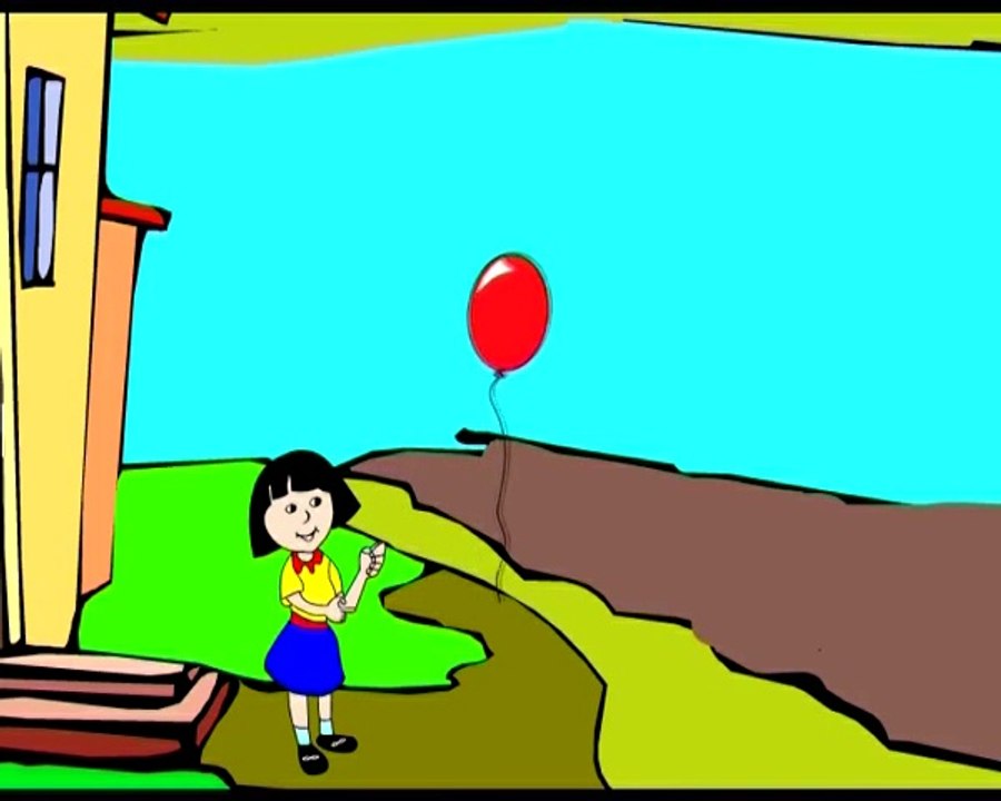 My Red Balloon !! English Animated Nursery Rhyme !! ShortCartoon Movie !! Kids Collection