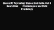 [PDF] Edexcel A2 Psychology Student Unit Guide: Unit 3 New Edition          Criminological