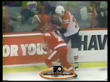 Jan 17, 1985 Randy Ladouceur vs Glen Cochrane Detroit Red Wings vs Philadelphia Flyers