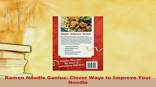 PDF  Ramen Noodle Genius Clever Ways to Improve Your Noodle PDF Online