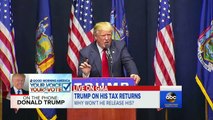 Donald Trump Addresses Not Releasing Tax Returns