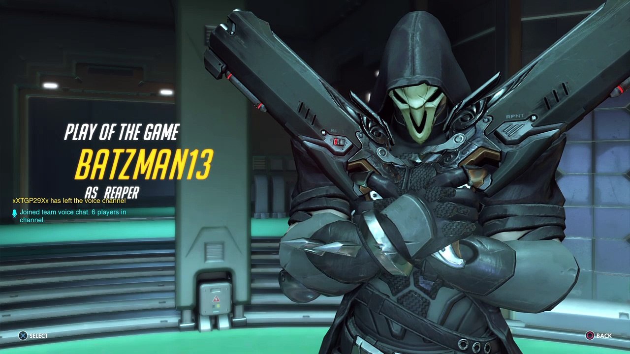 Overwatch: Beta_Reaper Triple Kill