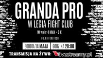 Transmisja gali MMA Granda PRO z Warszawy będzie na żywo tutaj: http://livestreamy.pl/granda-pro/