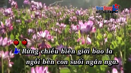 Karaoke - Chiều Biên Giới - Lan Anh & Tấn Minh