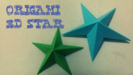 Origami - Origami 3D Star - 3D Étoile