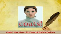 PDF  Coats Max Mara 55 Years of Italian Fashion PDF Full Ebook